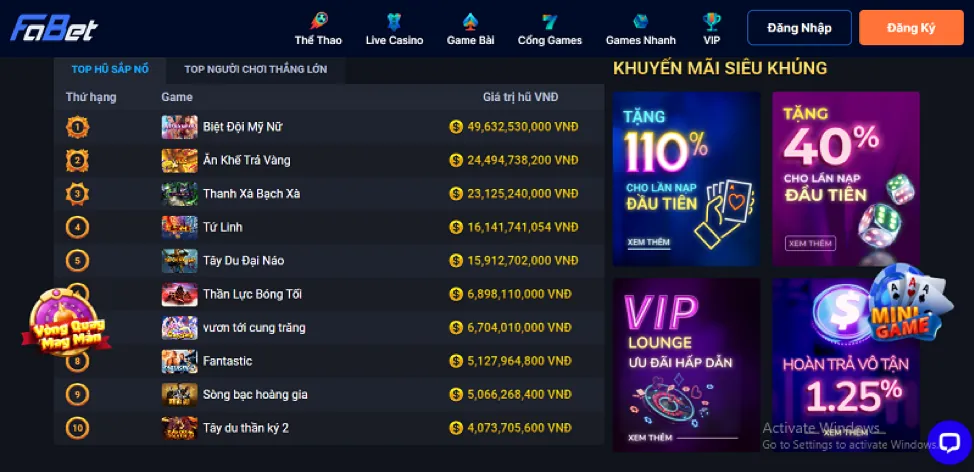 Lợi ích khi chơi nổ hũ tại 28win chính thức