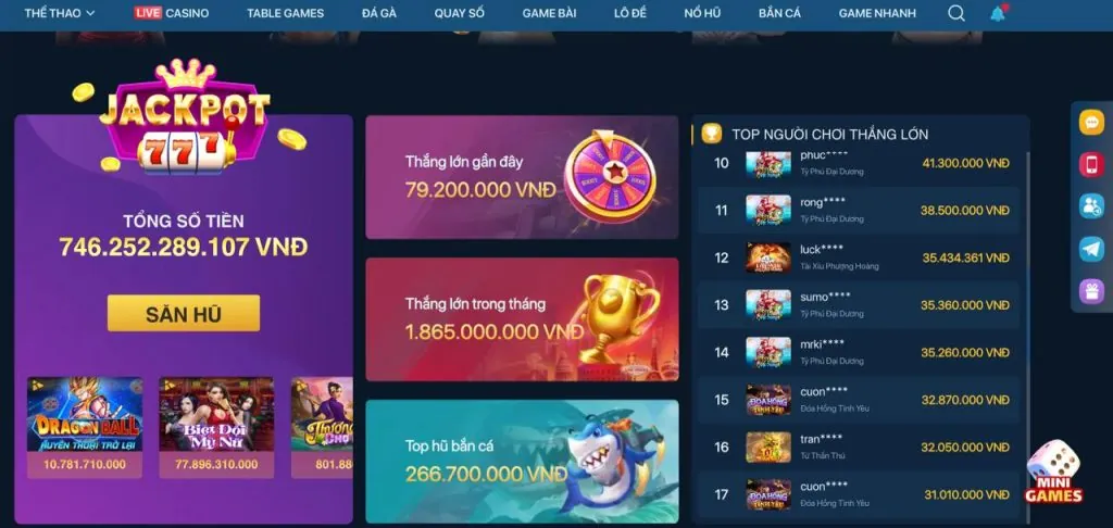 Các chương trình khuyến mãi nổ hũ tại 28win